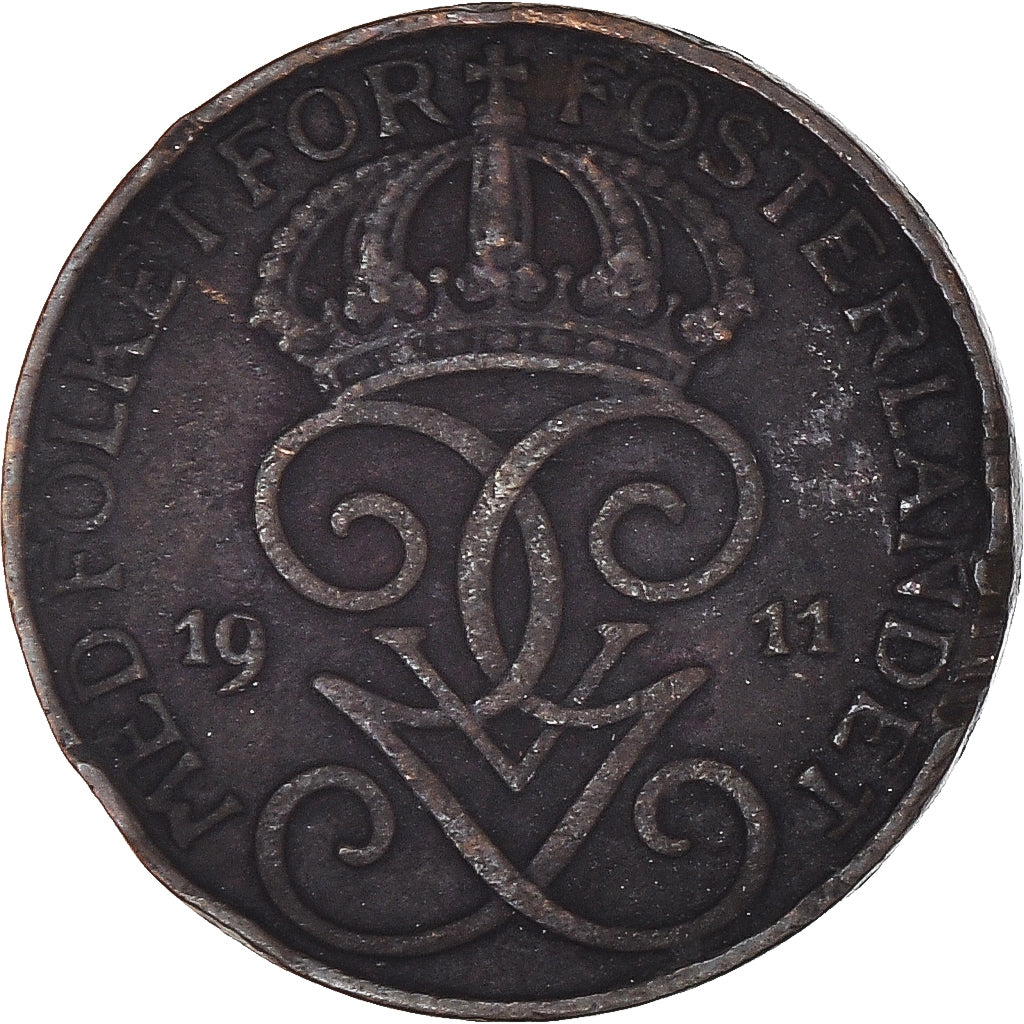 Munten, Zweden, Ore, 1911