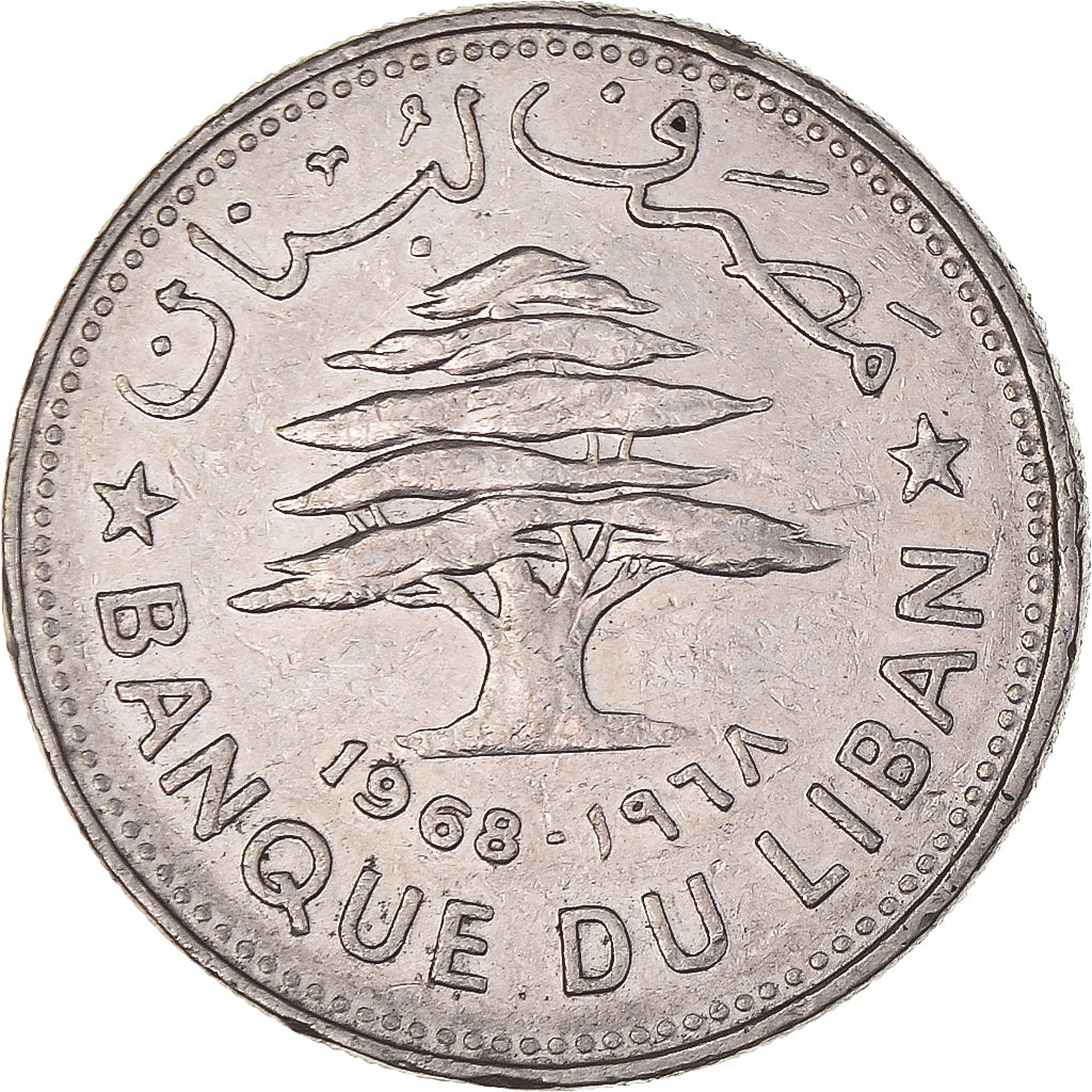 Monnaie, Liban , 50 Piastres, 1968