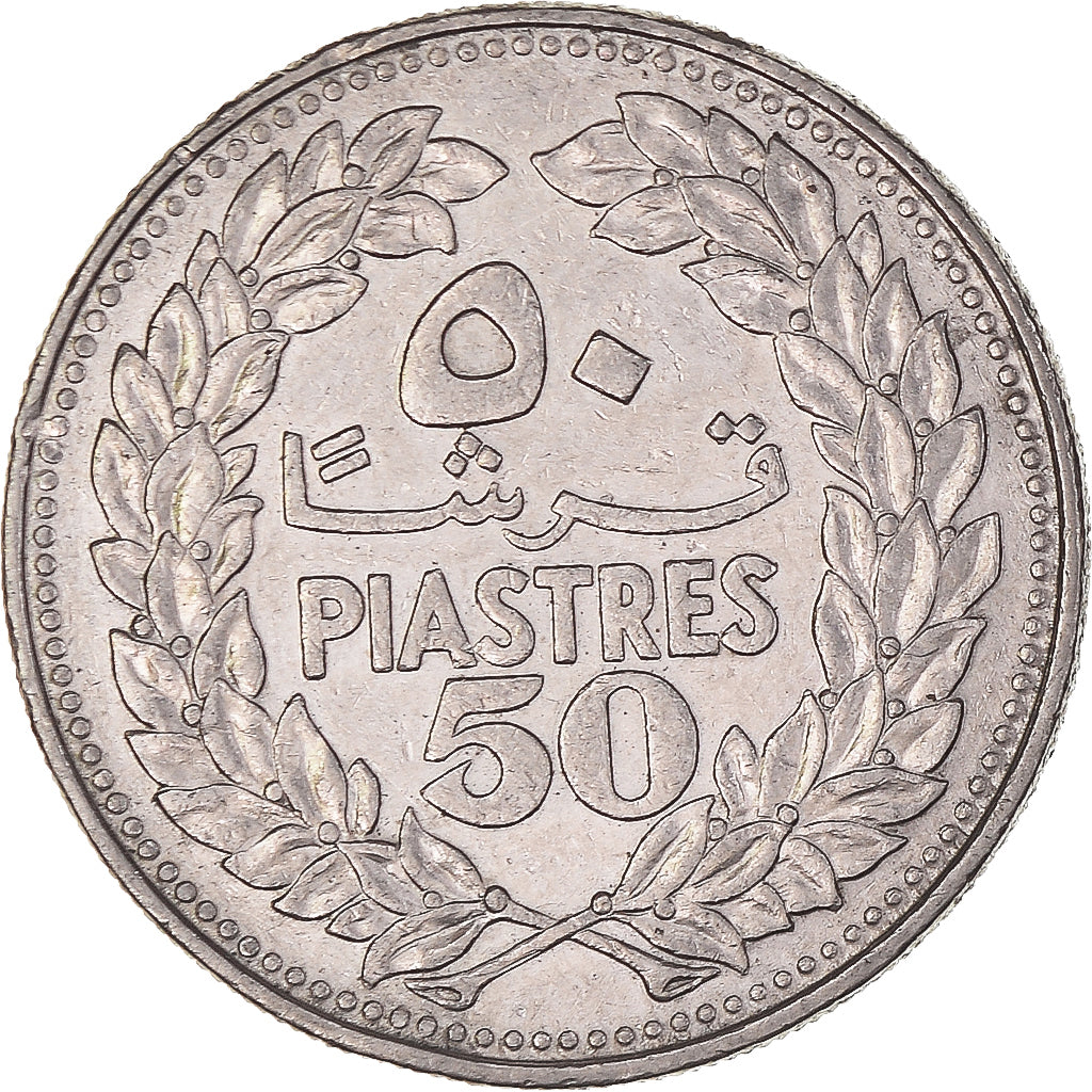 Monnaie, Liban , 50 Piastres, 1968