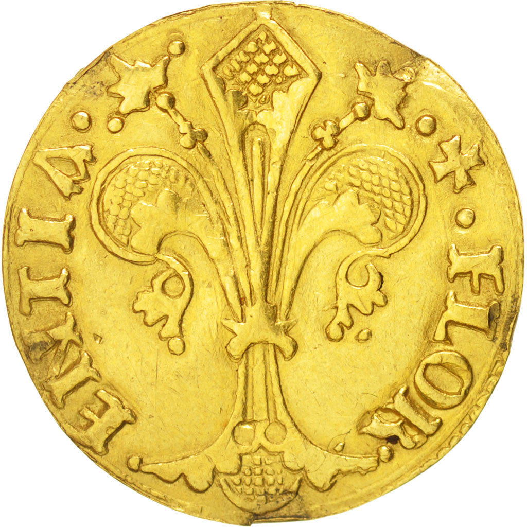 ITALIAN STATES, Tuscan, Florence, Republic (1189-1531), Florin, Gold, EF(40-45)
