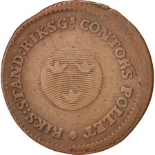 Sweden, 1/2 Skilling, 1800, KM:549, EF(40-45), Copper, 29.5