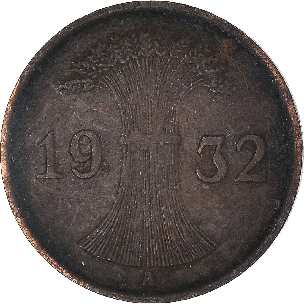 Coin, Germany, Reichspfennig, 1932
