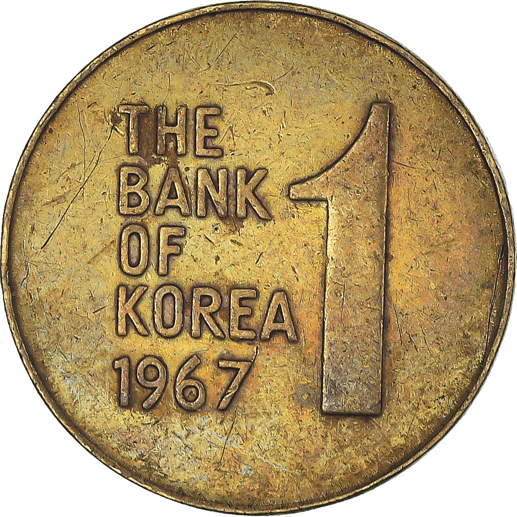 Moneda, Corea, Won, 1967