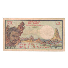 Banknote, Djibouti, 500 Francs, Undated (1979), KM:36a, VF(20-25)