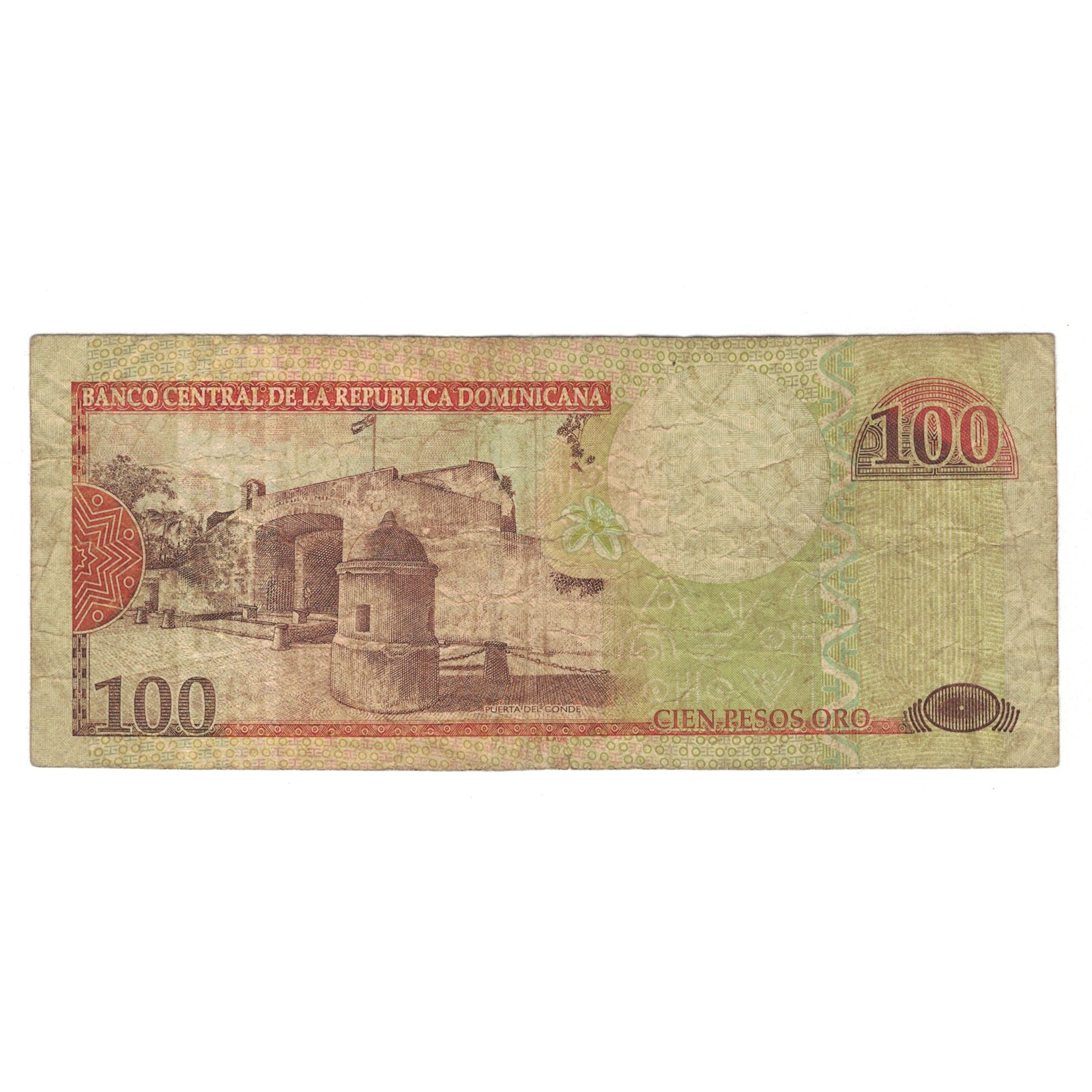Banknote, Dominican Republic, 100 Pesos Oro, 2003, KM:171c, VG(8-10)