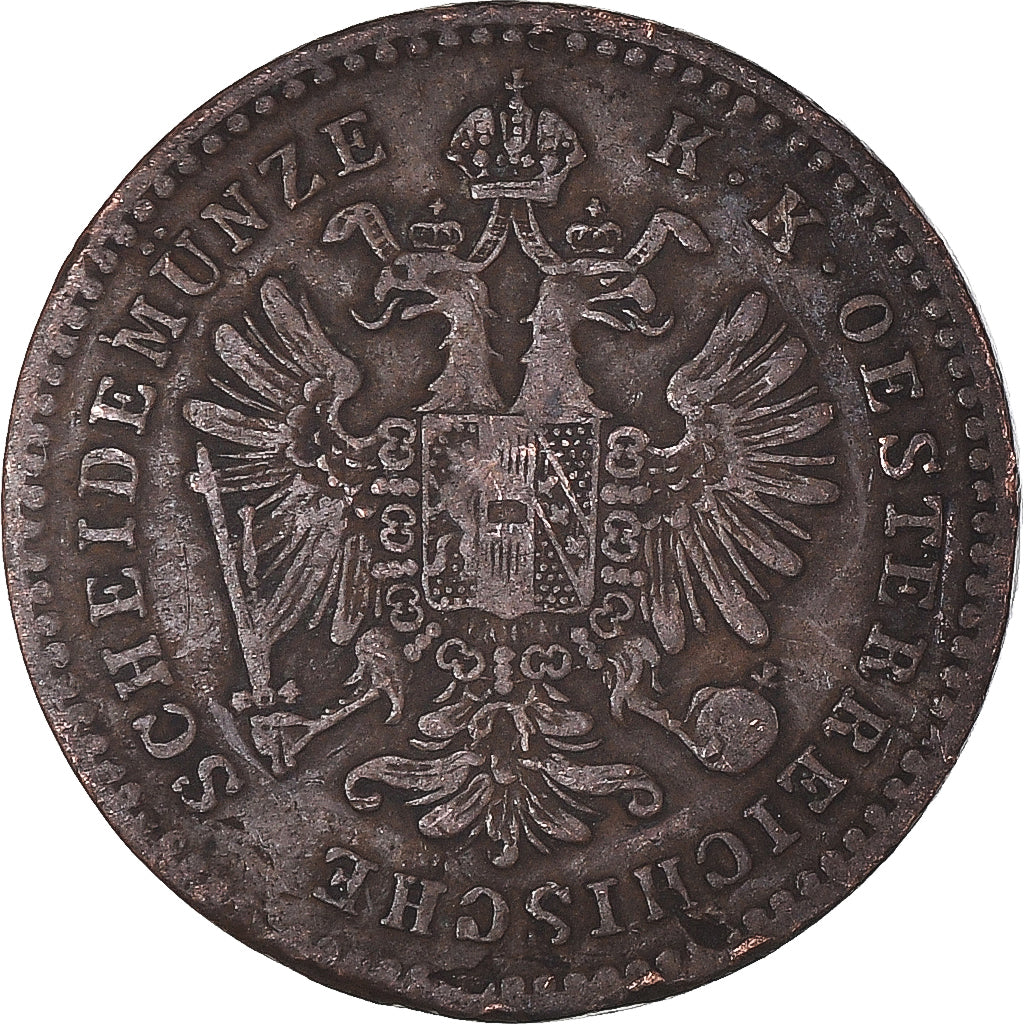 Moneta, Austria, Kreuzer, 1858