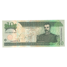 Billet, République Dominicaine, 10 Pesos Oro, 2002, KM:168b, TTB+