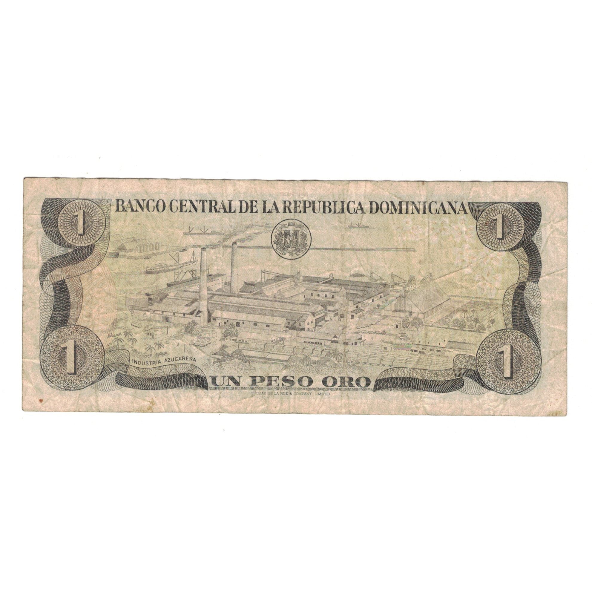 Billet, République Dominicaine, 1 Peso Oro, KM:116a, TB