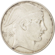 Belgium, 20 Francs, 1949, KM:141.1, EF(40-45), Silver