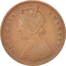 INDIA-BRITISH, 1/4 Anna, 1886, KM:486, EF(40-45), Copper