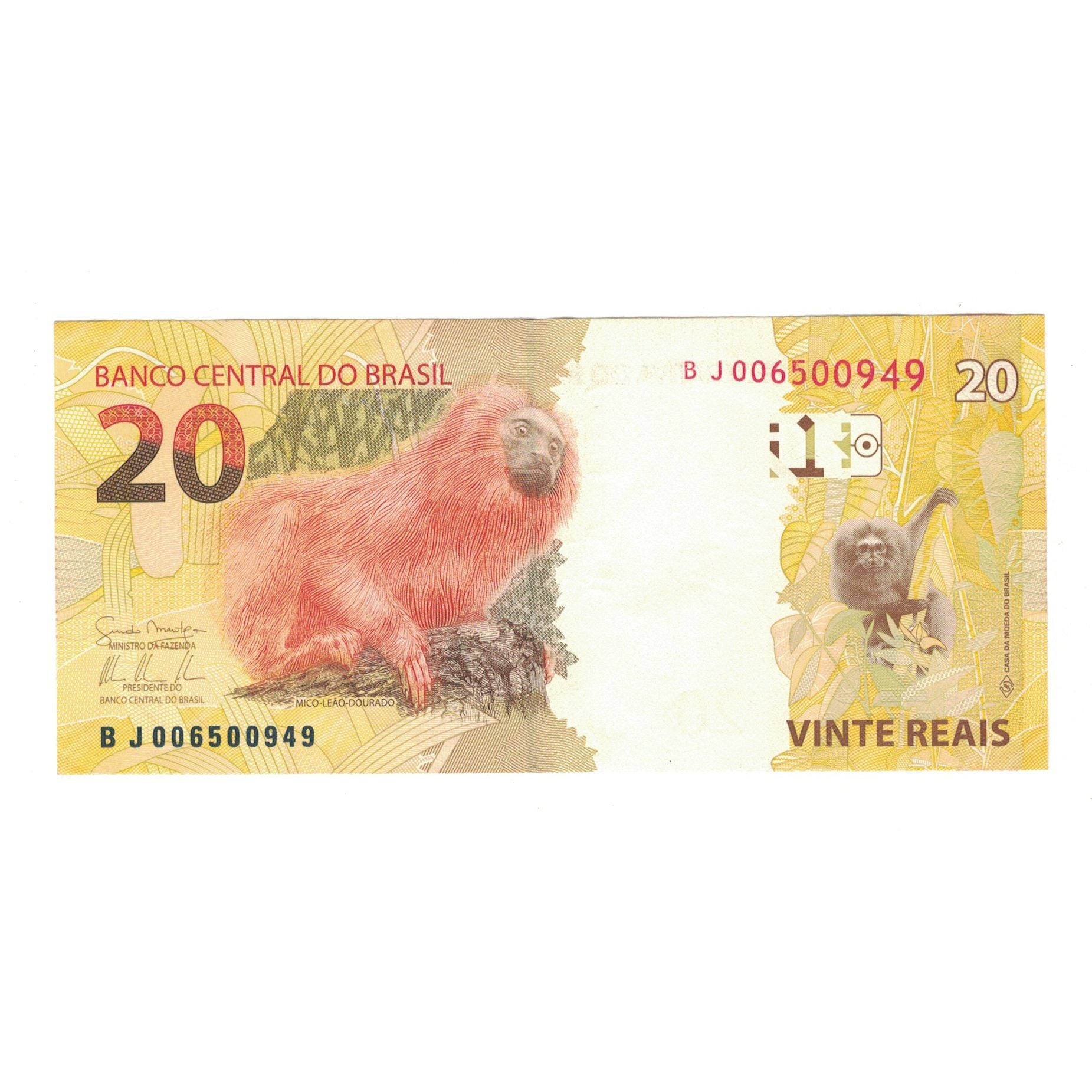 Banknote, Brazil, 20 Reais, 2010, AU(50-53)
