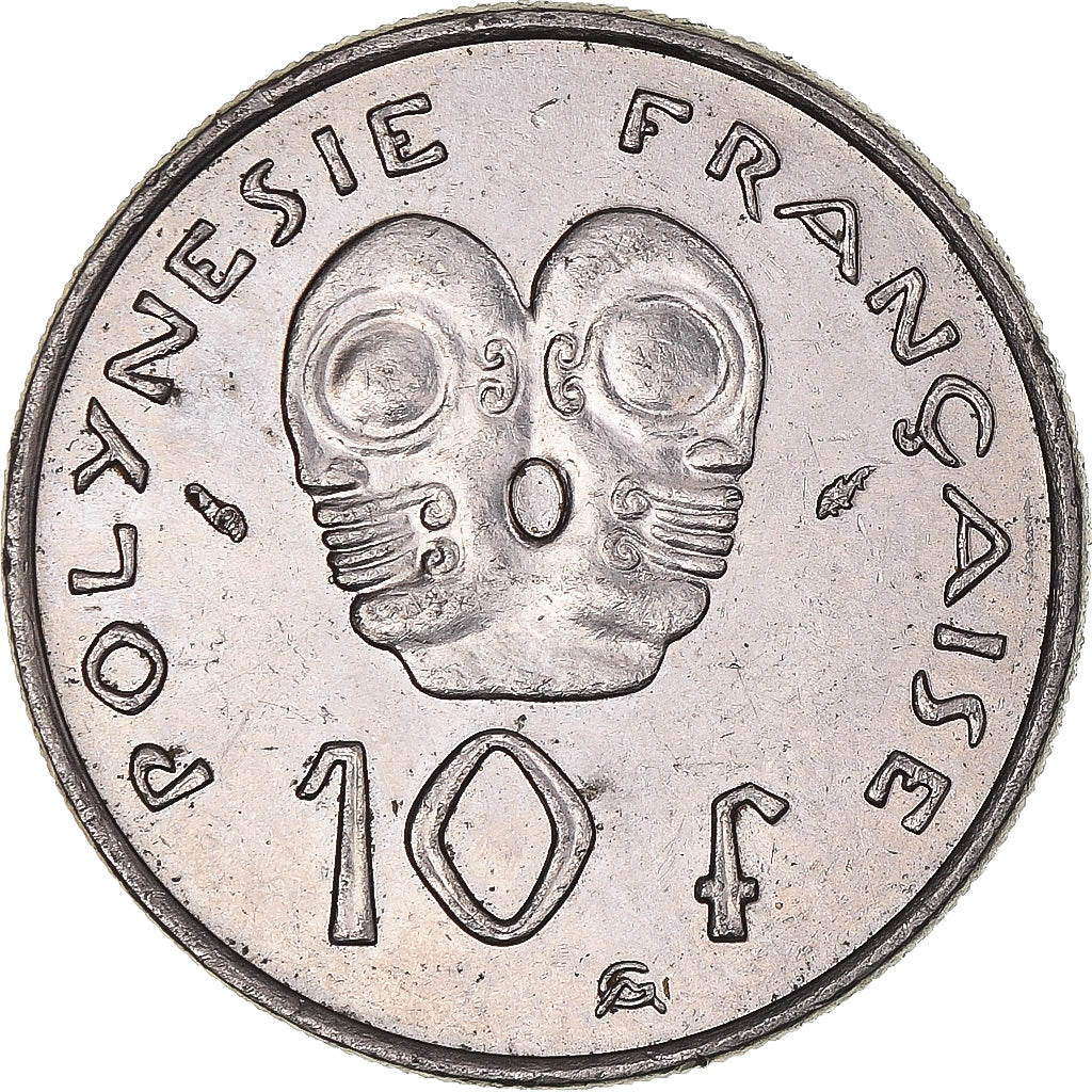 Coin, French Polynesia, 10 Francs, 1979