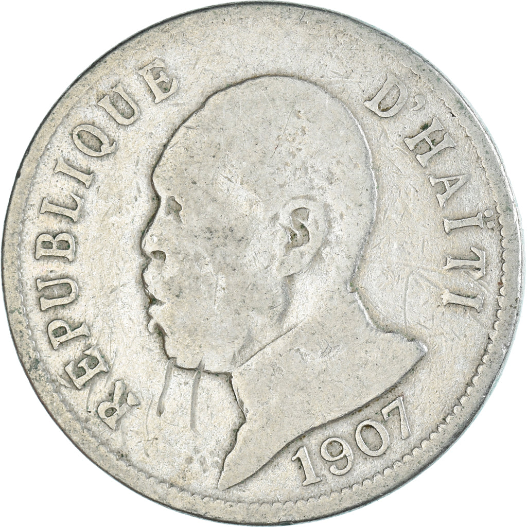 Moneda, Haití, 50 Centimes, 1907