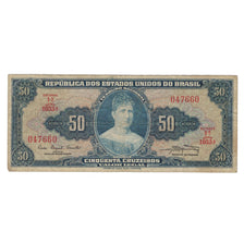 Banknote, Brazil, 50 Cruzeiros, KM:169a, VF(20-25)