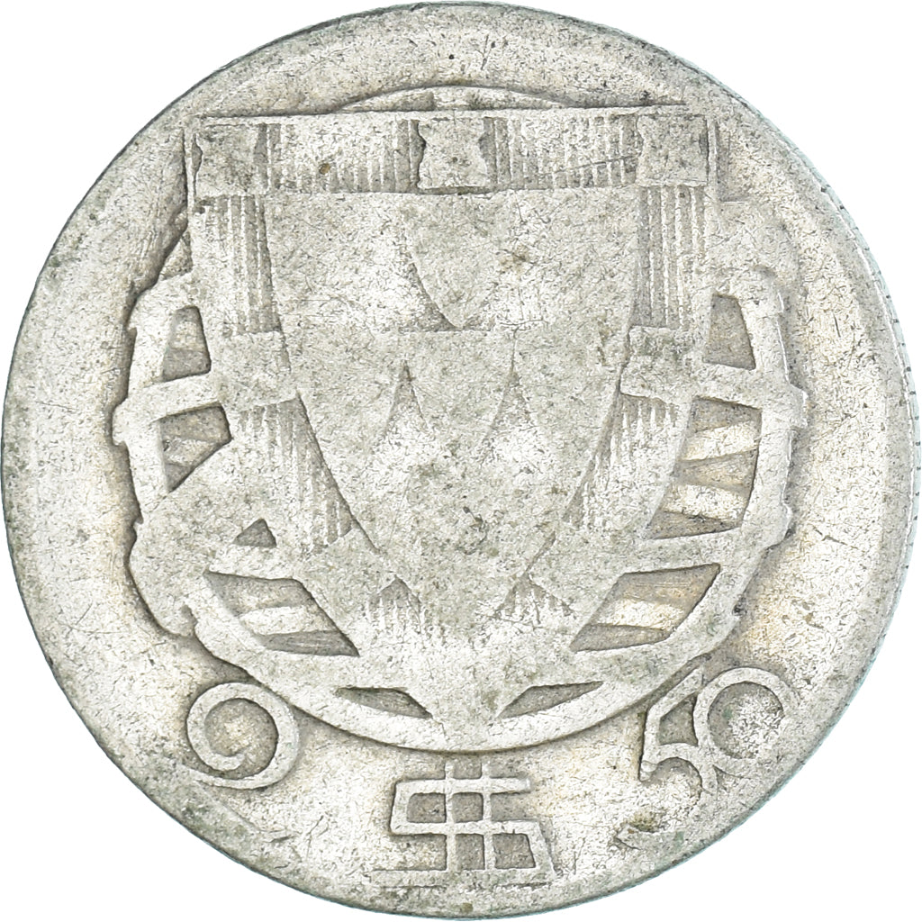 Coin, Portugal, 2-1/2 Escudos, 1943