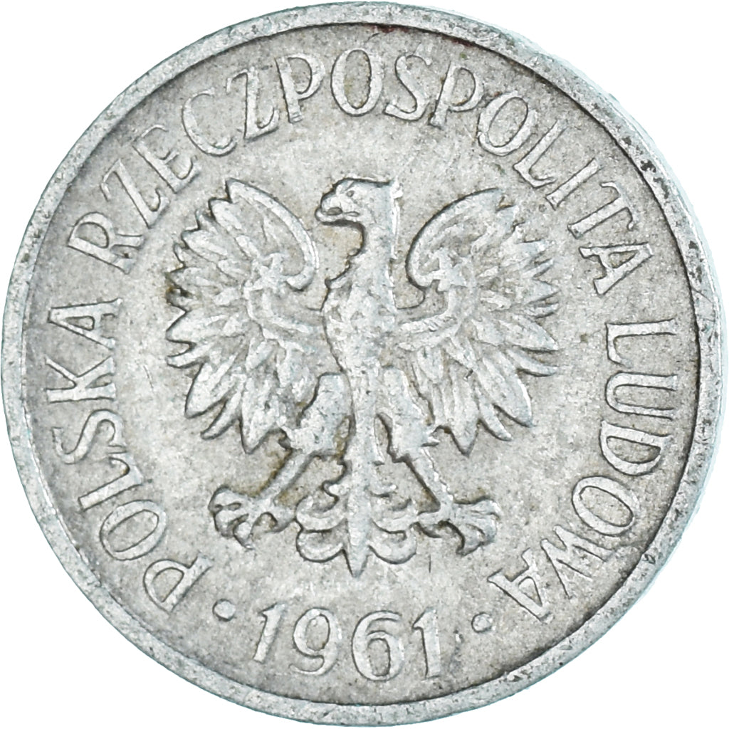 Münze, Polen, 5 Groszy, 1961