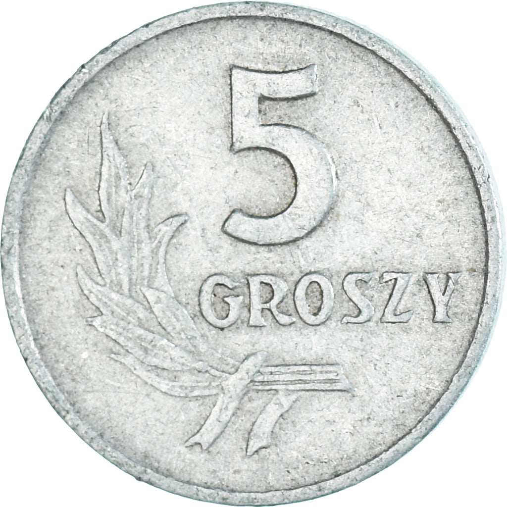 Münze, Polen, 5 Groszy, 1961