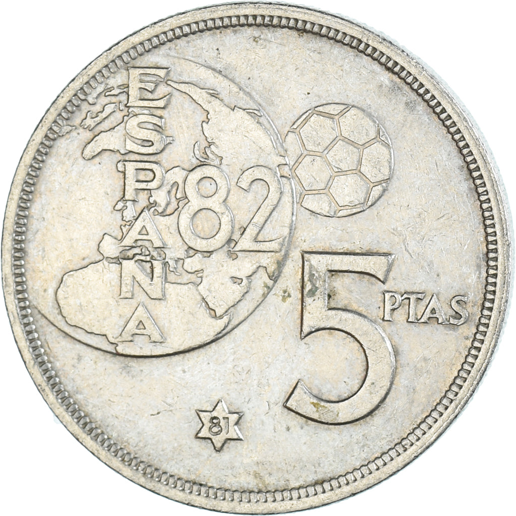 Monnaie, Espagne, 5 Pesetas, 1981