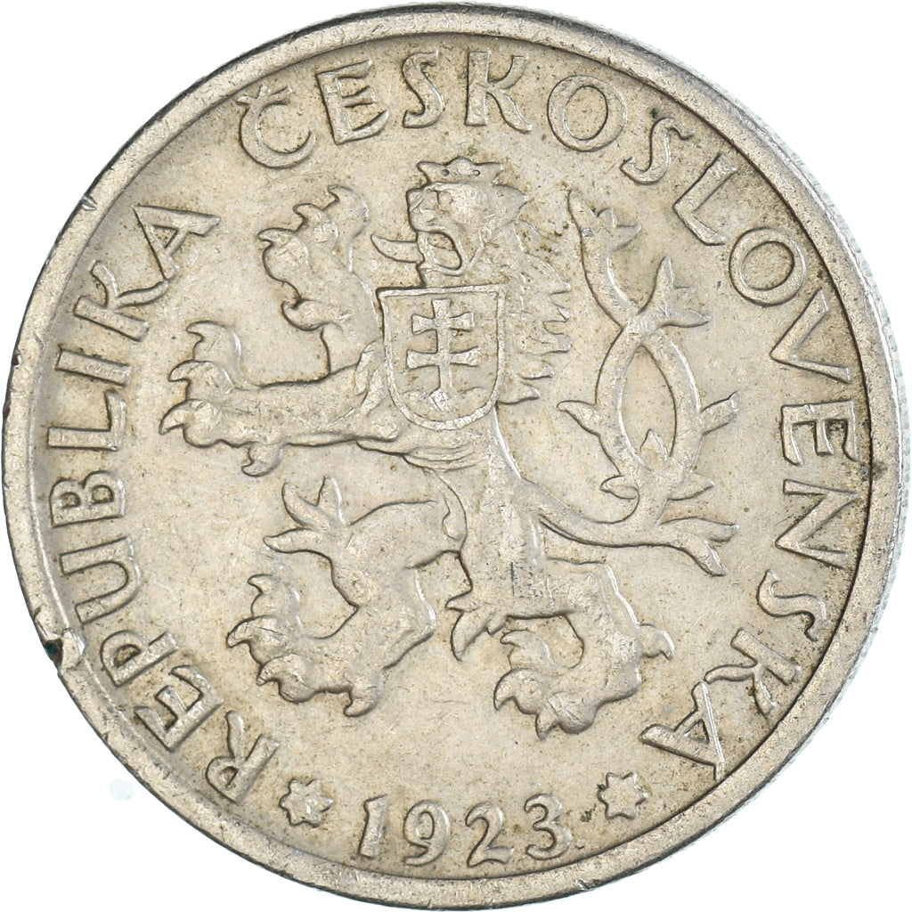 Coin, Czechoslovakia, Koruna, 1923
