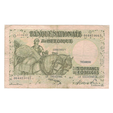 Billet, Belgique, 50 Francs-10 Belgas, 1947, 17-4-1947, KM:106, TB