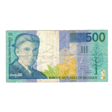 Geldschein, Belgien, 500 Francs, Undated (1998), KM:149, S+