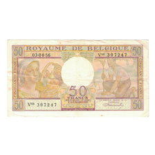 Banconote, Belgio, 50 Francs, 1956, 1956-04-03, KM:133b, BB