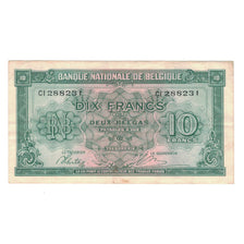 Banknote, Belgium, 10 Francs-2 Belgas, 1943, 1943-02-01, KM:122, EF(40-45)