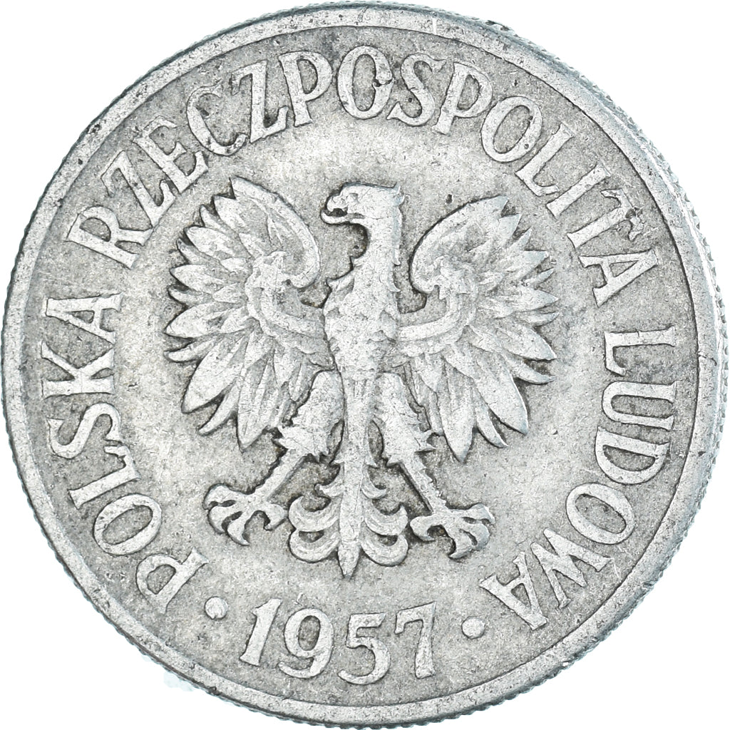Münze, Polen, 50 Groszy, 1957