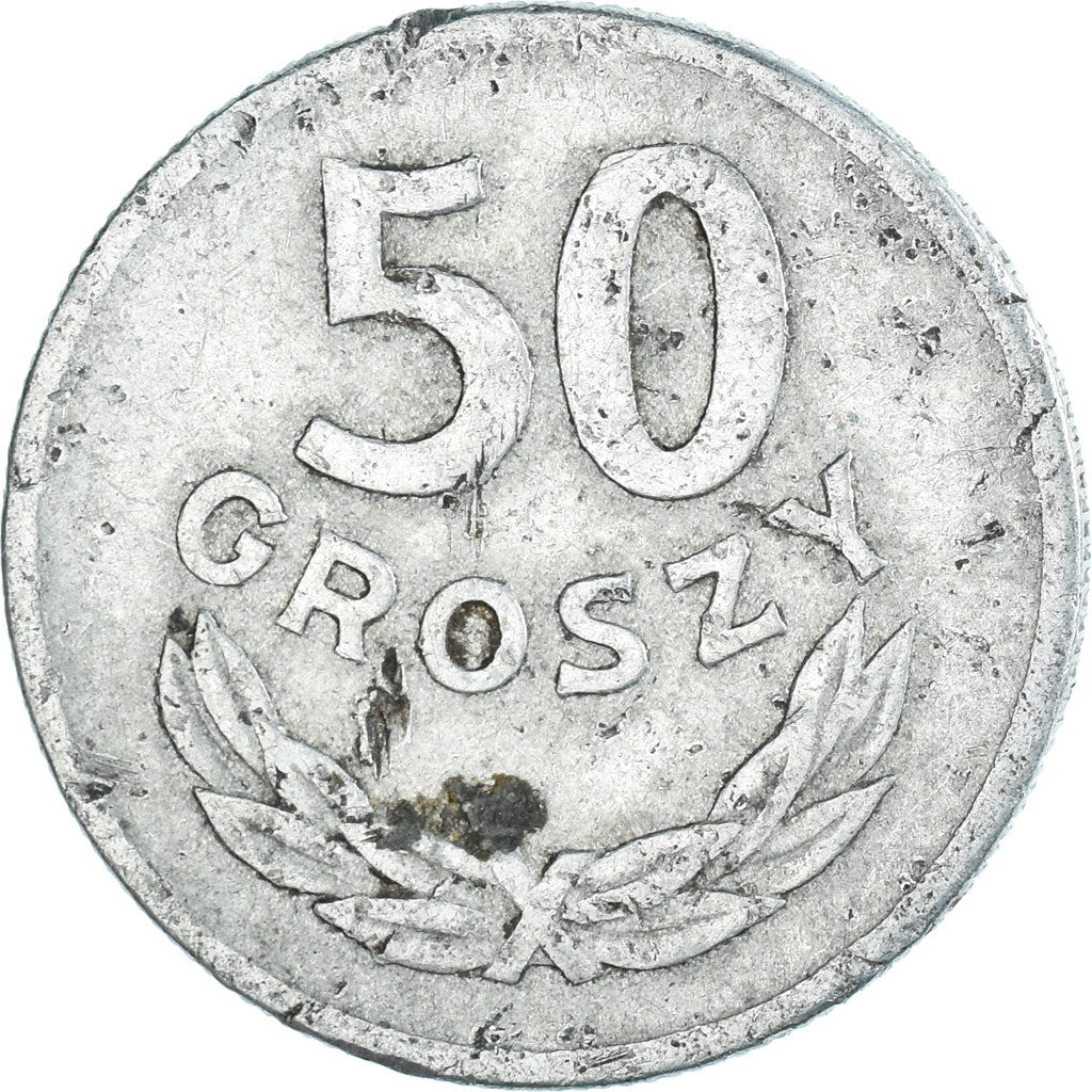 Münze, Polen, 50 Groszy, 1957