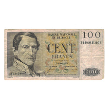 Banknote, Belgium, 100 Francs, 1959, 8-6-1959, KM:129c, VF(20-25)