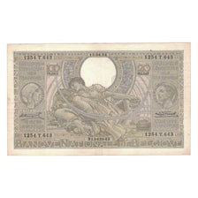 Billet, Belgique, 100 Francs-20 Belgas, 1934, 13-4-1934, KM:107, TB+