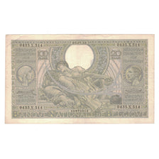 Billete, 100 Francs-20 Belgas, 1933, Bélgica, 1933-07-05, KM:107, BC+