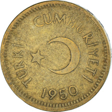 Moneda, Turquía, 5 Kurus, 1950