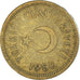 Moneda, Turquía, 5 Kurus, 1950