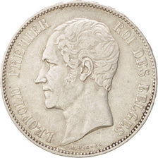Belgium, 5 Francs, 5 Frank, 1850, KM:17, EF(40-45), Silver