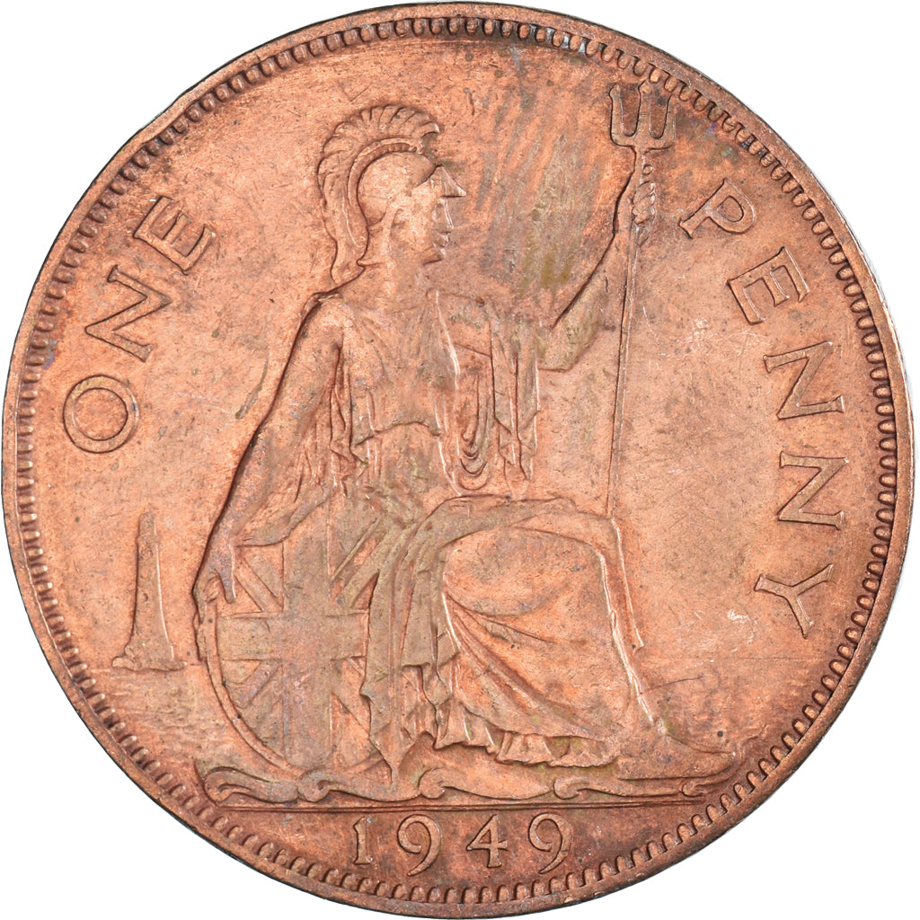 Coin, Great Britain, Penny, 1949