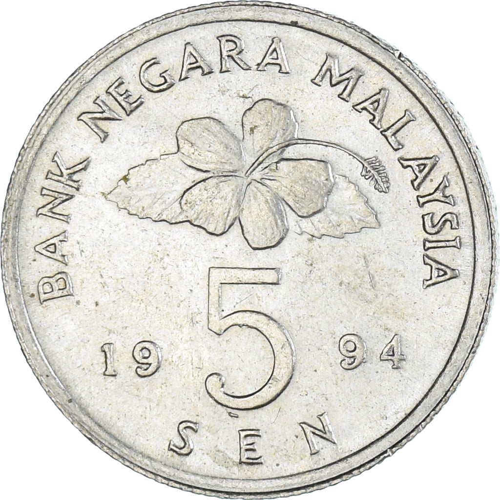 Moneda, Malasia, 5 Sen, 1994