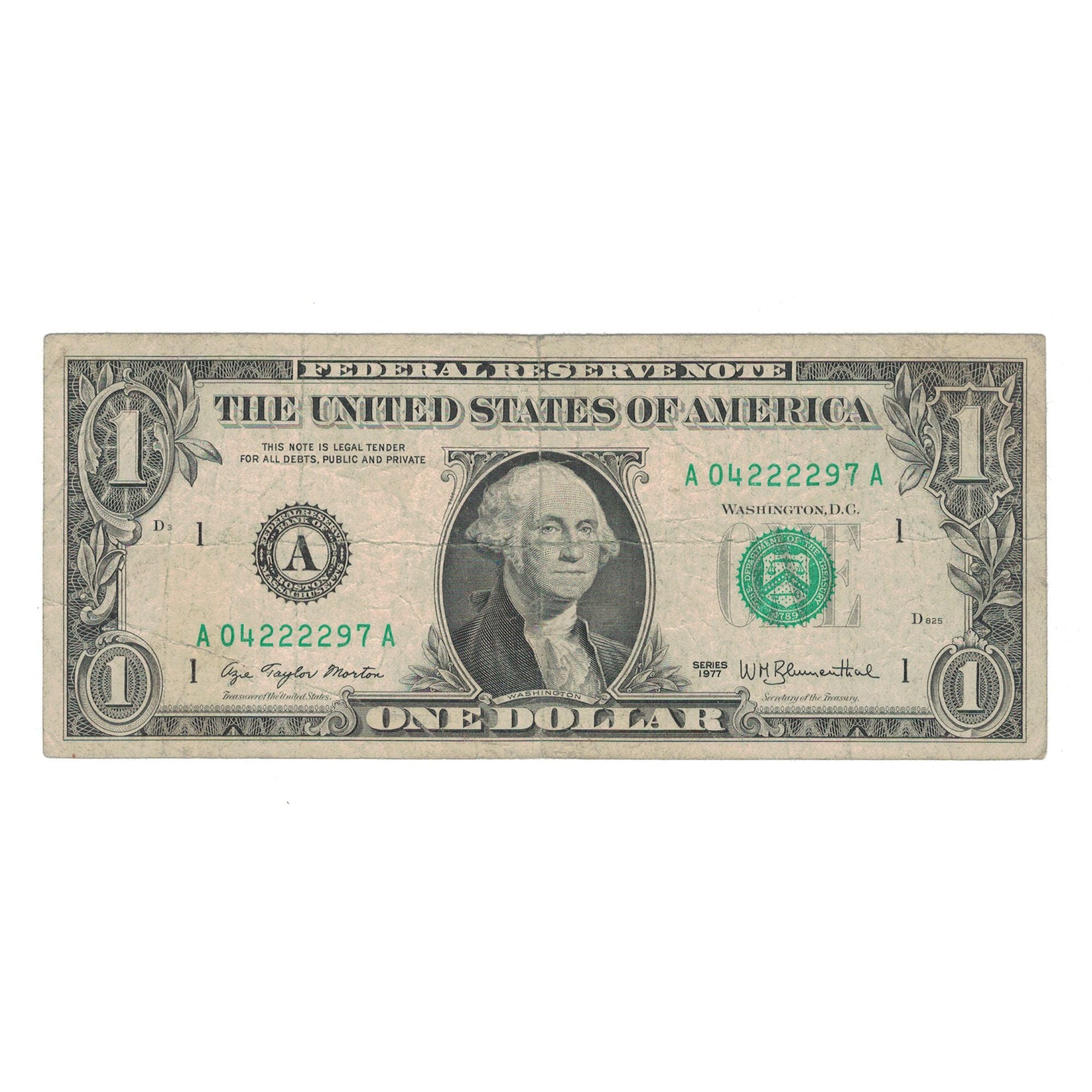 Banknote, United States, One Dollar, 1977, VG(8-10)