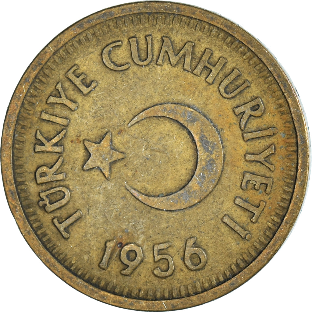 Moneta, Turchia, 10 Kurus, 1956