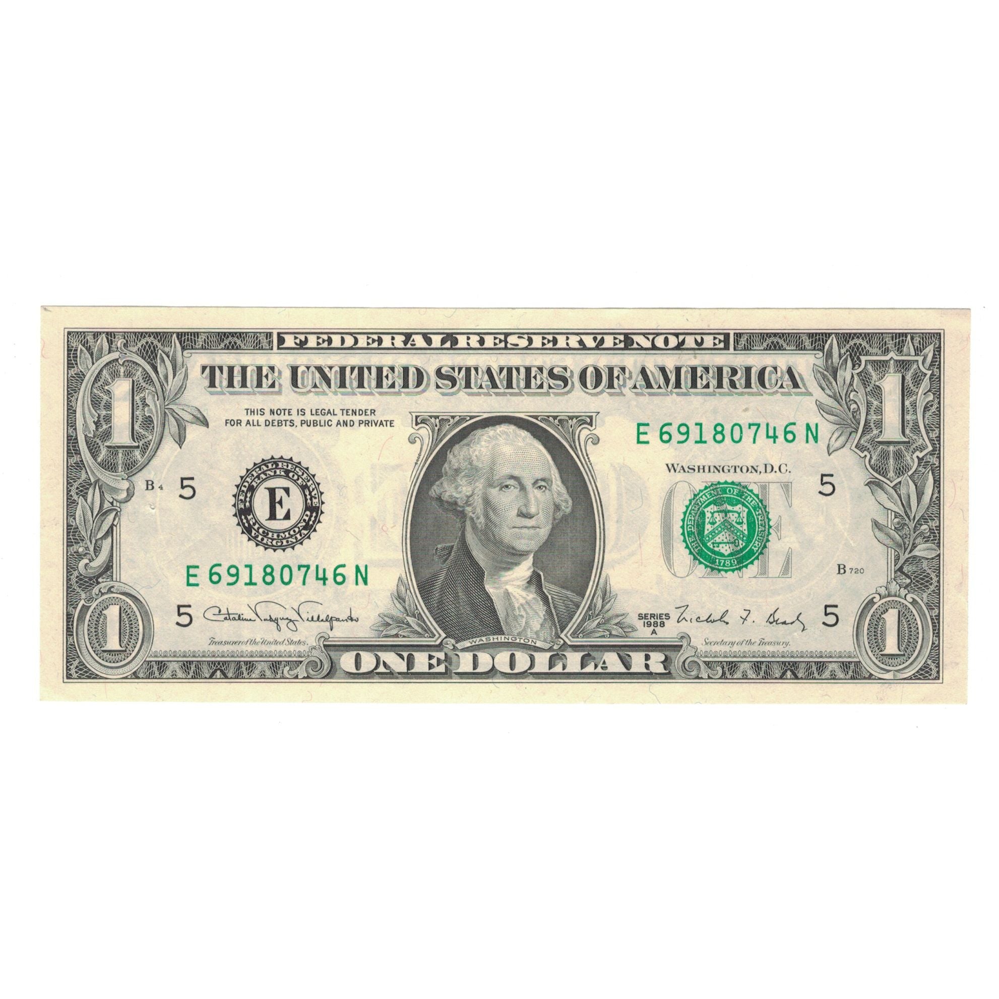 Banconote, Stati Uniti, One Dollar, 1988A, FDS