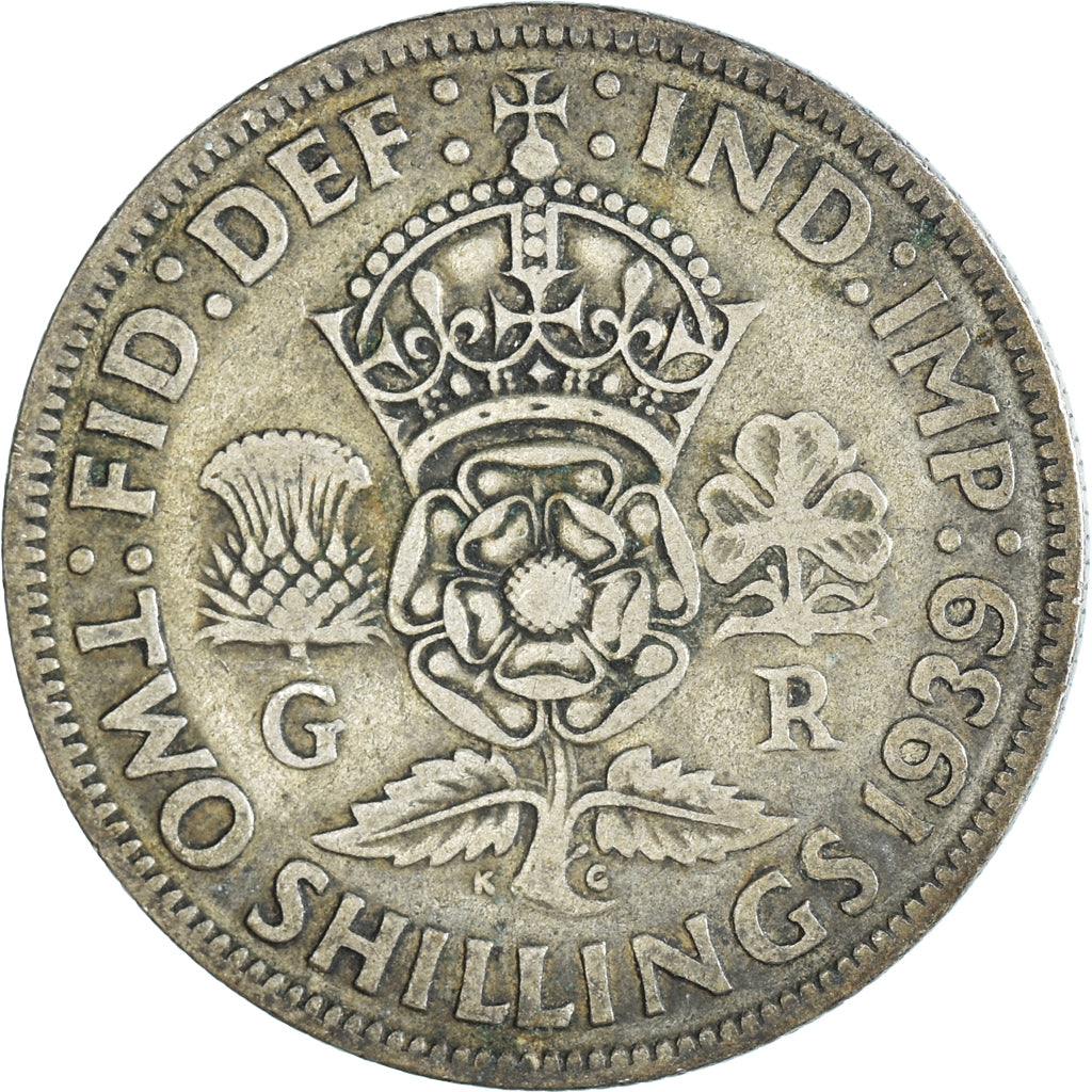 Coin, Great Britain, Florin, Two Shillings, 1939
