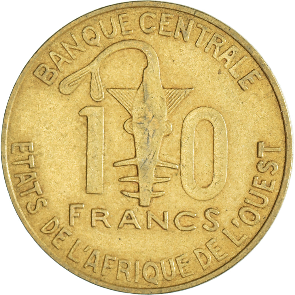 Moneta, Stati dell'Africa occidentale, 10 Francs, 2004
