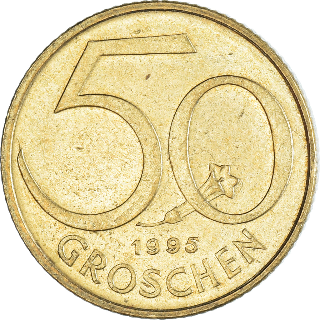 Coin, Austria, 50 Groschen, 1995