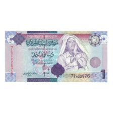 Nota, Líbia, 1 Dinar, 2009, KM:71, UNC(65-70)