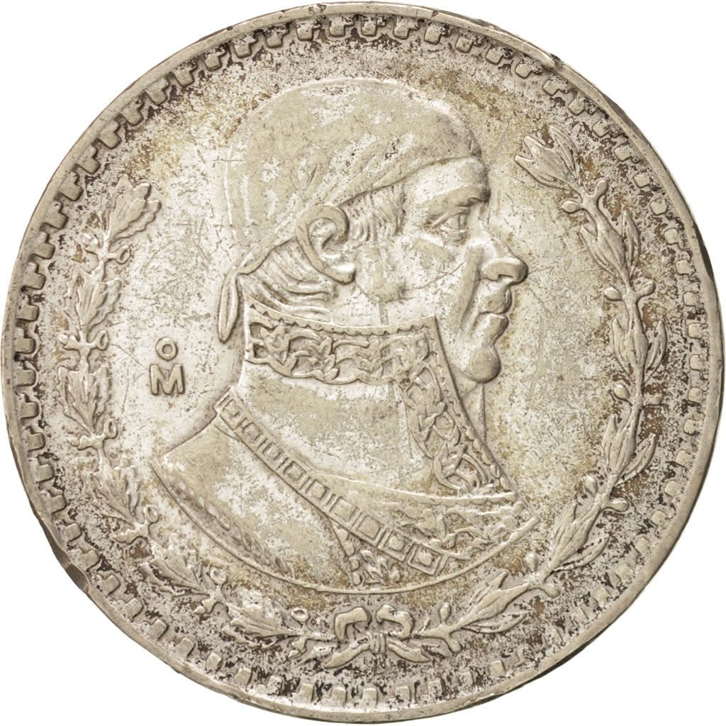 Mexico, Peso, 1962, Mexico City, KM:459, Silver, 34.5