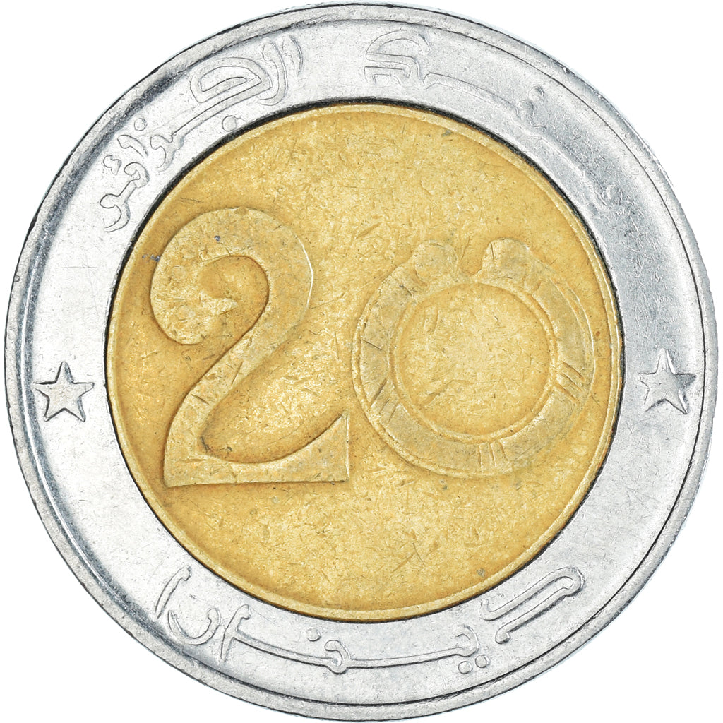 Moneta, Algieria, 20 Dinars, 2004