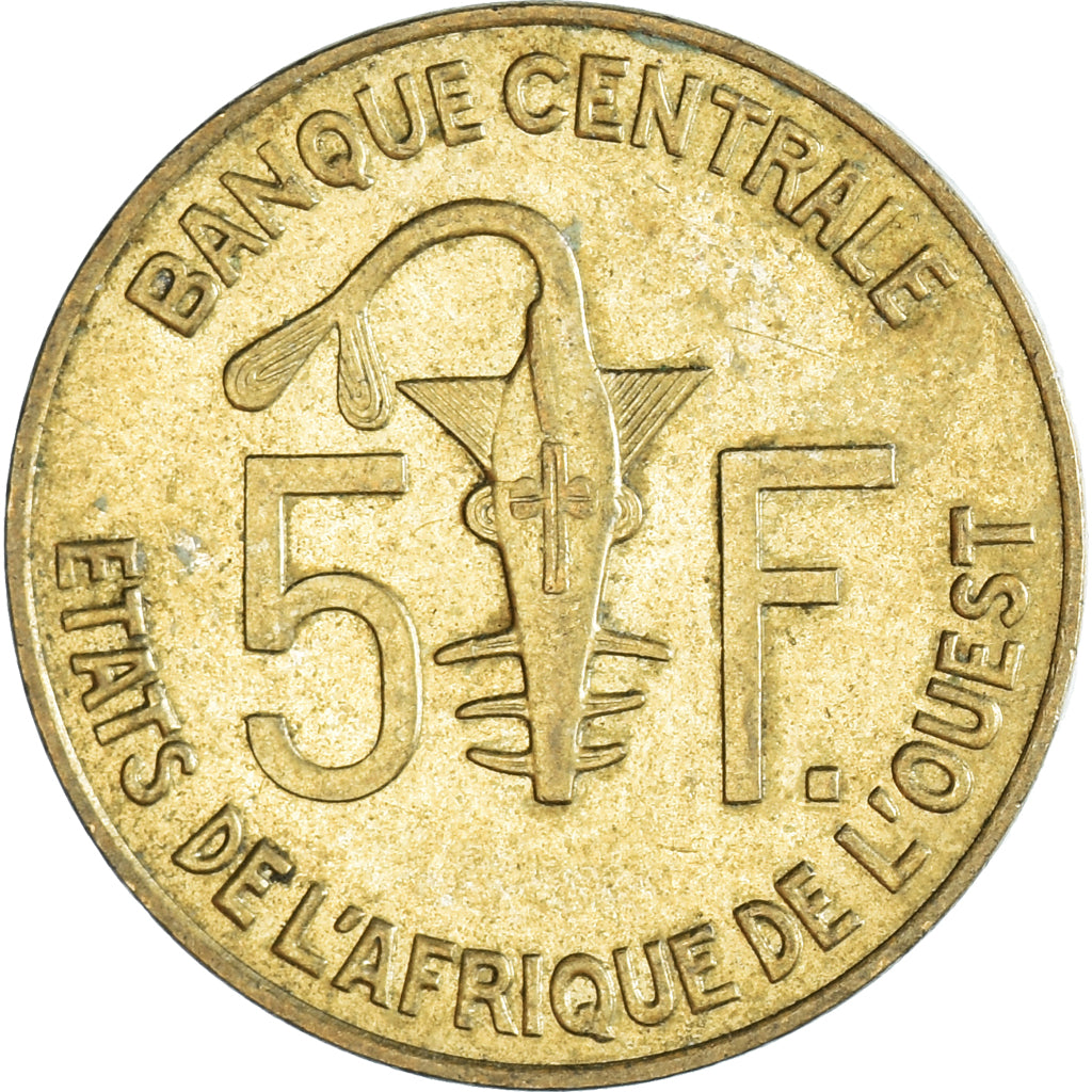 Coin, West African States, 5 Francs, 2006