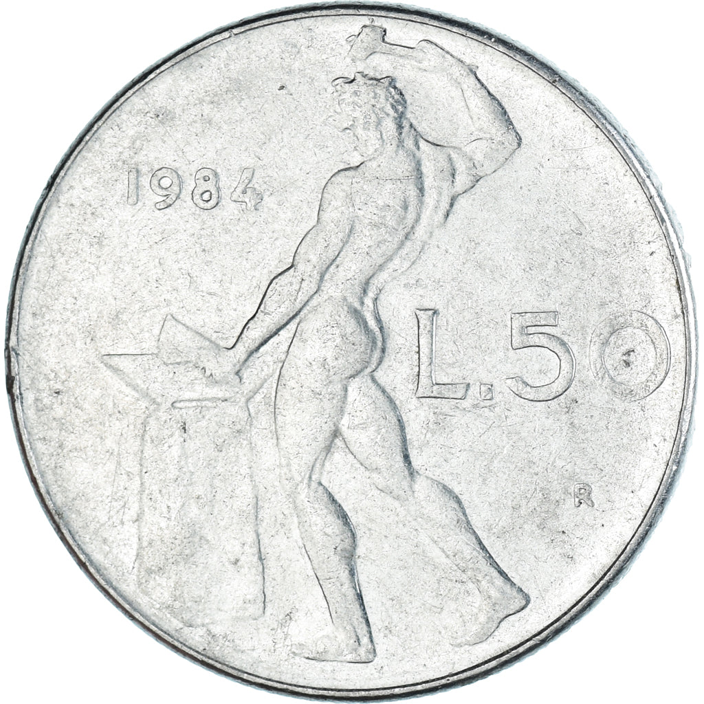 Moneda, Italia, 50 Lire, 1984