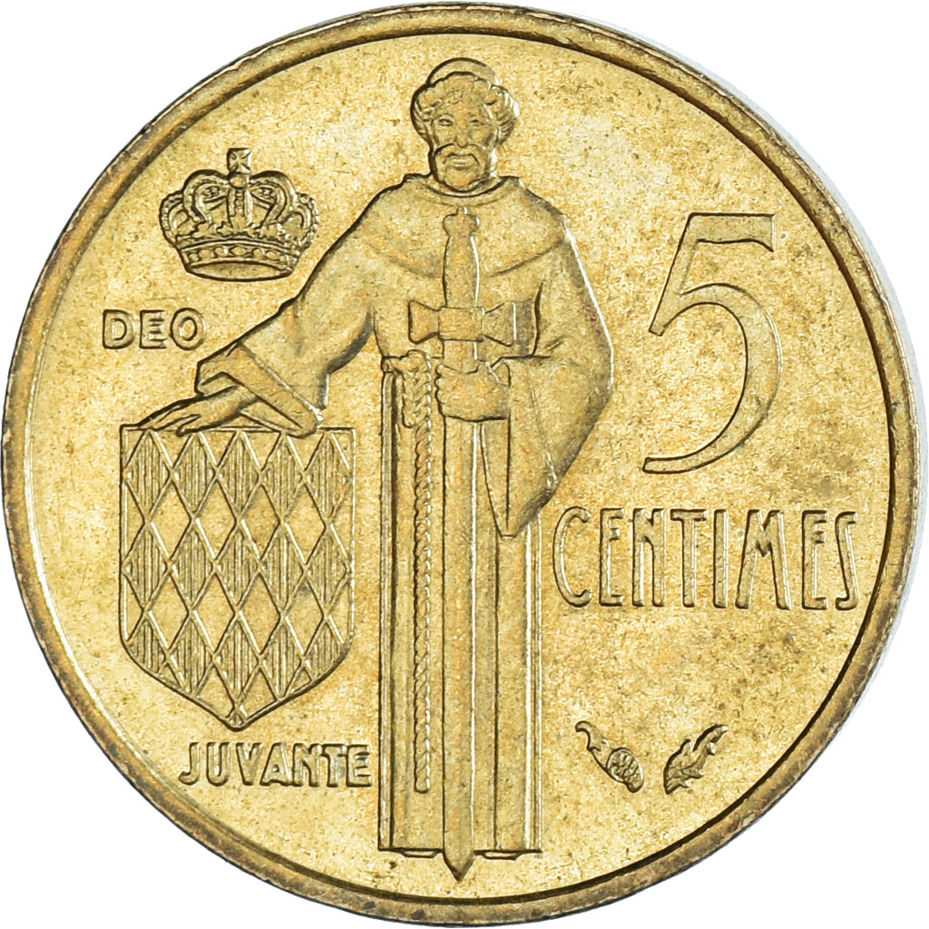Moneta, Monaco, 5 Centimes, 1979