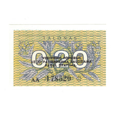Billet, Lituanie, 0.20 Talonas, KM:30, NEUF
